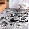 World Rug Gallery Modern Floral Area Rug 10' x 14' Gray Area Rug 9098GRAY10X14 - alternate 2